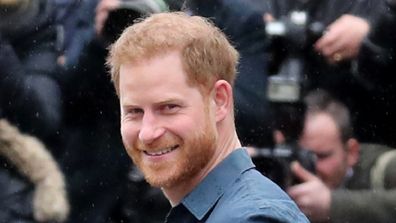 Prince Harry smiling