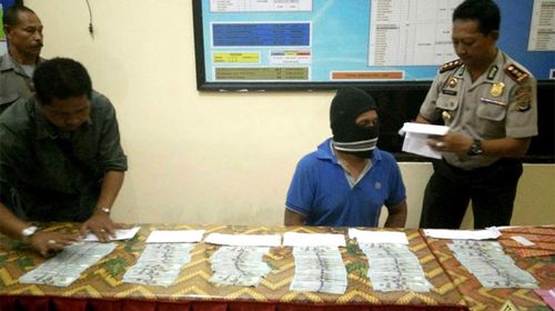 The people smugglers were allegedly paid more than $30,000. (Indonesian Police)