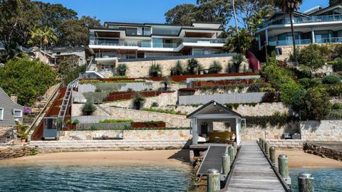 Luxury property waterfront Sydney designer home