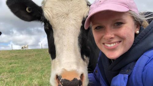 Ms Treloar's video about farewelling her life as a dairy farmer has been viewed more than 1 million times.