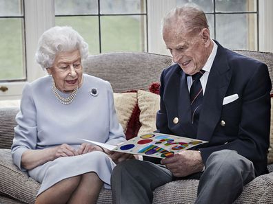 Queen and Prince Philip 73rd anniversary photo.