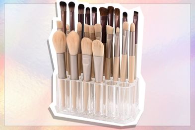 Affordable makeup storage