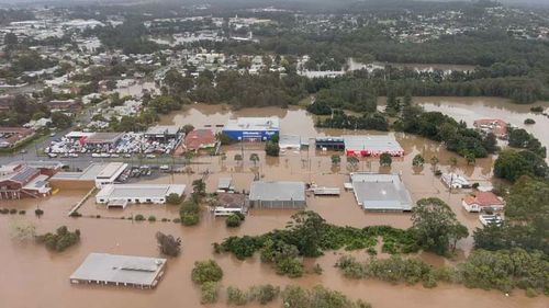 Floods in Taree, NSW