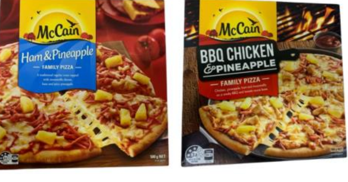 McCain family pizzas recalled nationwide after metal found