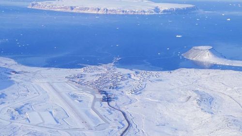 The US has an air force base of strategic importance in Greenland's north.
