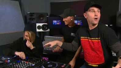 D.C. and Belinda learn how to DJ