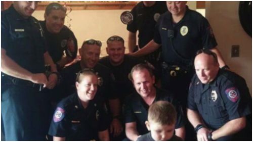 Police organise birthday surprise for US toddler with autism 