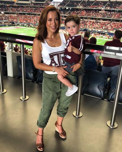 Mireya Villarreal and her three-year-old son