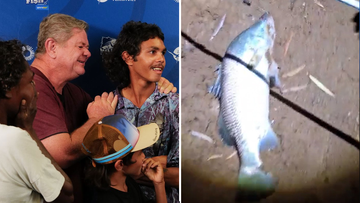 'Mad keen' teen fisherman reels in $1 million barramundi in NT competition