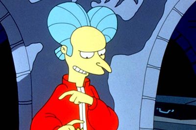 <B>The vampire:</B> In this Halloween episode, the Simpsons are invited to Mr Burns' castle for a holiday feast. Vampire-Burns bites Bart, and Lisa discovers they must kill the head vampire, Mr Burns, to save her brother. The gang heads back to the castle and stakes Burns, but it turns out Marge was the head vampire all along... who then wishes the audience a happy Halloween. Anti-climactic, sure. Weird, definitely. But a classic episode nevertheless.<br/><br/><B>Scare factor:</B> The thought of Mr Burns' fruity drag queen hairstyle alone is enough to cause Sideshow Bob-style shuddering for weeks.