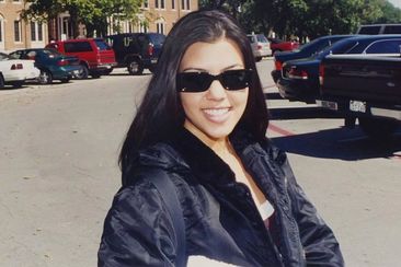 Kourtney Kardashian in college, Southern Methodist University in Dallas, Texas 1998