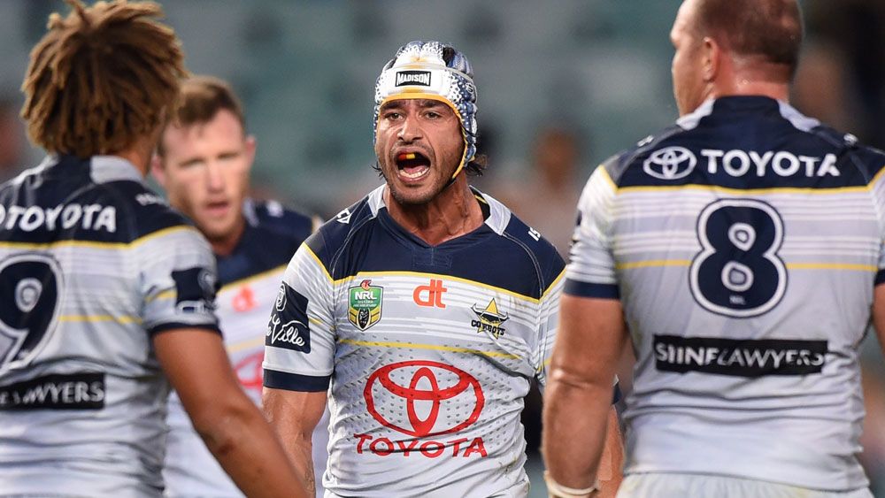 Johnathan Thurston has faith in his Cowboys even if they don't make the top four. (AAP)