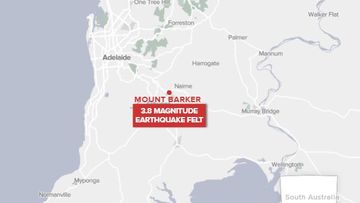 Mount Barker earthquake recorded Sunday March 6