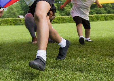 children playing outdoors