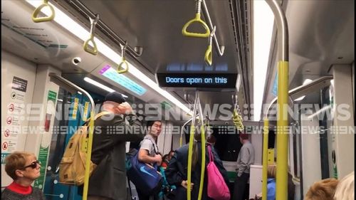 Commuters were delayed by 20 minutes after a technical glitch on the new Sydney Metro line today.