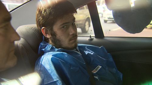 Melbourne terror accused Sevdet Besim outside court. (9NEWS)