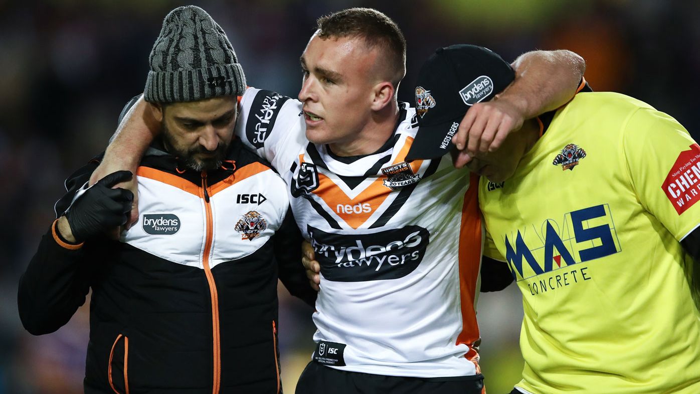 Luckless Tigers hooker Jacob Liddle sidelined by injury yet again