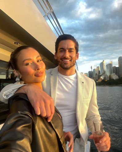 Married At First Sight stars and couple Evelyn Ellis and Duncan James in Sydney