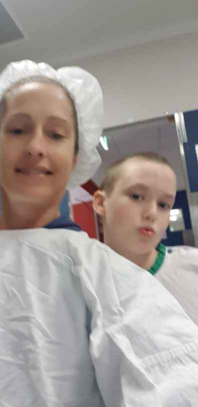 Before surgery mother son hypermobility