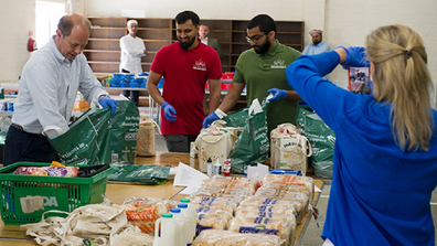 The royals have been volunteering throughout the coronavirus crisis.