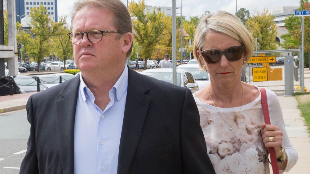 Brumbies CEO Michael Jones leaves court after fighting to keep his job.