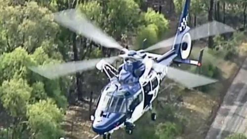 Local police, Search and Rescue officers, Mounted Branch and the Dog Squad with SES.