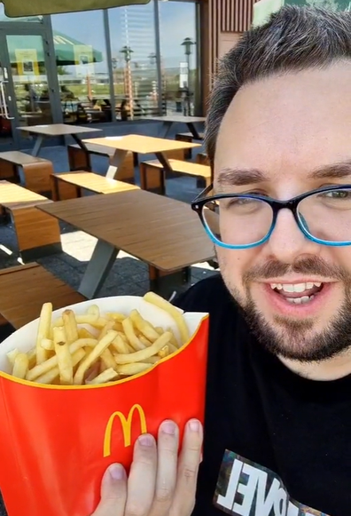 World's largest serving of McDonald's fries