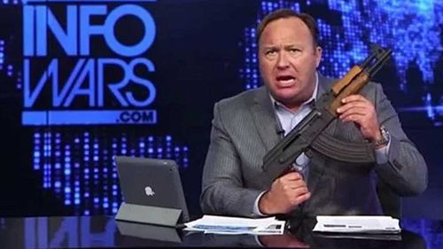 Alex Jones on his Infowars radio show.