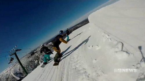 The former electrician is going to Pyeongchang as a snowboarder. (9NEWS)