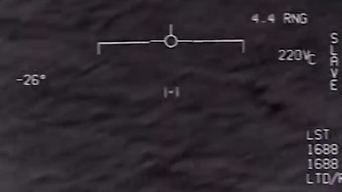 The US Department of Defence has previously released videos and images of UAPs or "unidentified aerial phenomena". 