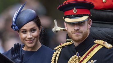 Meghan and Harry at Trooping the Colour