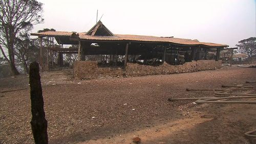 Buildings at the Selwyn Snow resort were destroyed by bushfires at the weekend.