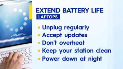 Extend battery life of laptops
