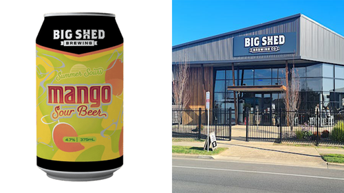 Big Shed Brewing Concern mango sour beer recalled after it was found to have too much alcohol.