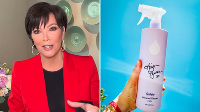 Kris Jenner trolled for promoting Safely cleaning products.