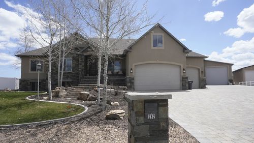 A house where Kouri Richins, and Eric Richins lived, is shown Thursday, May 11, 2023, in Francis, Utah.