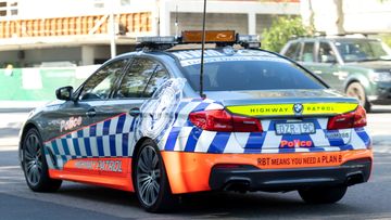 NSW Highway Patrol police car 