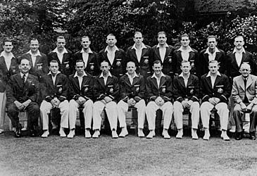 When did Don Bradman lead the Invincibles on their undefeated tour of England?	