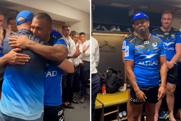 Kurtley Beale after receiving his first cap for the Force.