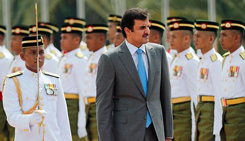 Tamim bin Hamad Al Thani, Emir of Qatar. (Photo: AP).