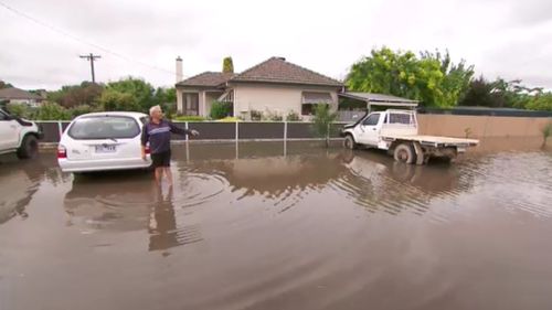 Flooding in Euroa on Saturday. (9NEWS)