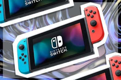 9PR: Nintendo Switch Console, Neon Red and Blue