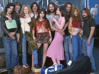 Anna Paquin (centre) with the cast of the 2000 film Almost Famous.