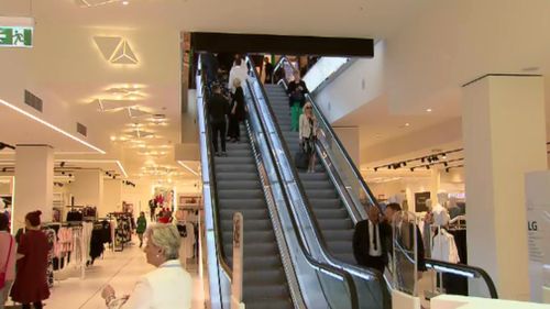 The store spans two storeys. (9NEWS)
