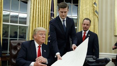 Trump aide quits after 'vile claims in smear campaign'