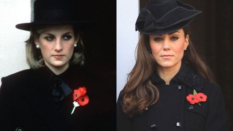 Kate Middleton looks creepily like Princess Diana