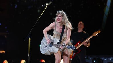 Taylor Swift performs at Accor Stadium on February 23, 2024 in Sydney, Australia