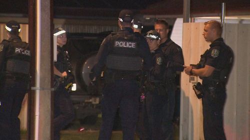 Police are hunting a driver who deliberately ploughed their car into a crowd of wedding Guests in Adelaide.