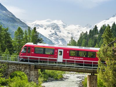 The Bernina Express, Switzerland
