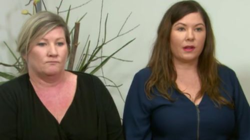 Maria and Katelyn Aylward spoke about their slain sister and brother-in-law today. (9NEWS)